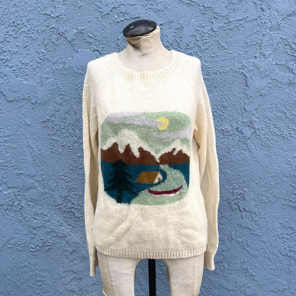 Woolrich Mountain Sweater Mohair blend Small